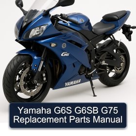 Yamaha G6S G6SB G75 Replacement Parts Manual