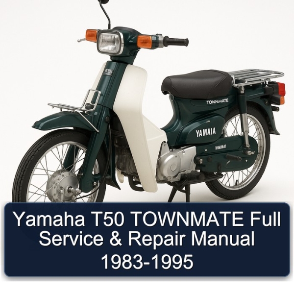 Yamaha T50 TOWNMATE Full Service & Repair Manual 1983-1995