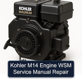 Kohler M14 Engine WSM Service Manual Repair