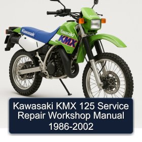 Kawasaki KMX 125 Service Repair Workshop Manual 1986-2002