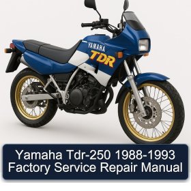 Yamaha Tdr-250 1988-1993 Factory Service Repair Manual