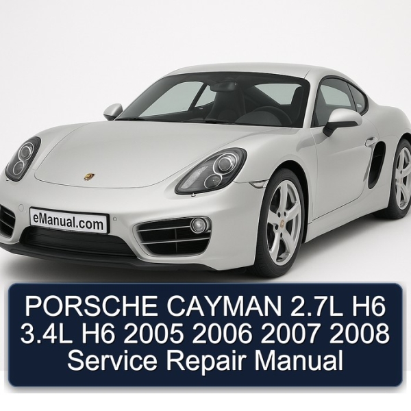 PORSCHE CAYMAN 2.7L H6 3.4L H6 2005 2006 2007 2008 Service Repair Manual