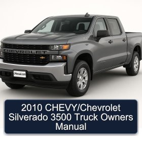 2010 CHEVY/Chevrolet Silverado 3500 Truck Owners Manual