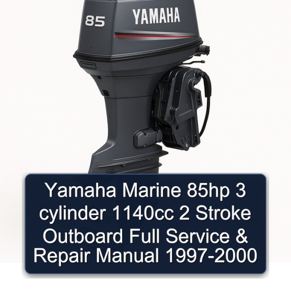 Yamaha Marine 85hp 3 cylinder 1140cc 2 Stroke Outboard Full Service & Repair Manual 1997-2000