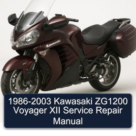 1986-2003 Kawasaki ZG1200 Voyager XII Service Repair Manual