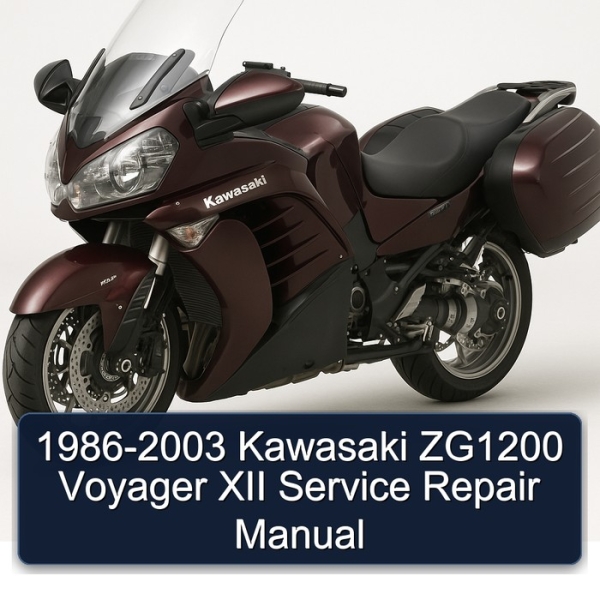 1986-2003 Kawasaki ZG1200 Voyager XII Service Repair Manual