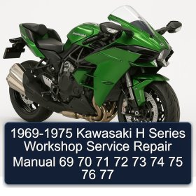 1969-1975 Kawasaki H Series Workshop Service Repair Manual 69 70 71 72 73 74 75 76 77
