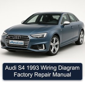 Audi S4 1993 Wiring Diagram Factory Repair Manual