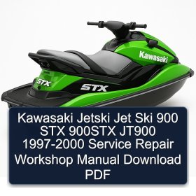 Kawasaki Jetski Jet Ski 900 STX 900STX JT900 1997-2000 Service Repair Workshop Manual Download PDF