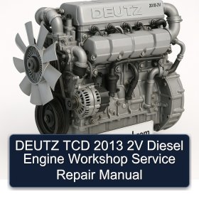 DEUTZ TCD 2013 2V Diesel Engine Workshop Service Repair Manual