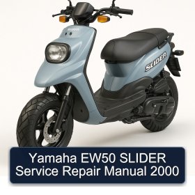 Yamaha EW50 SLIDER Service Repair Manual 2000