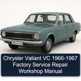 Chrysler Valiant VC 1966-1967 Factory Service Repair Workshop Manual