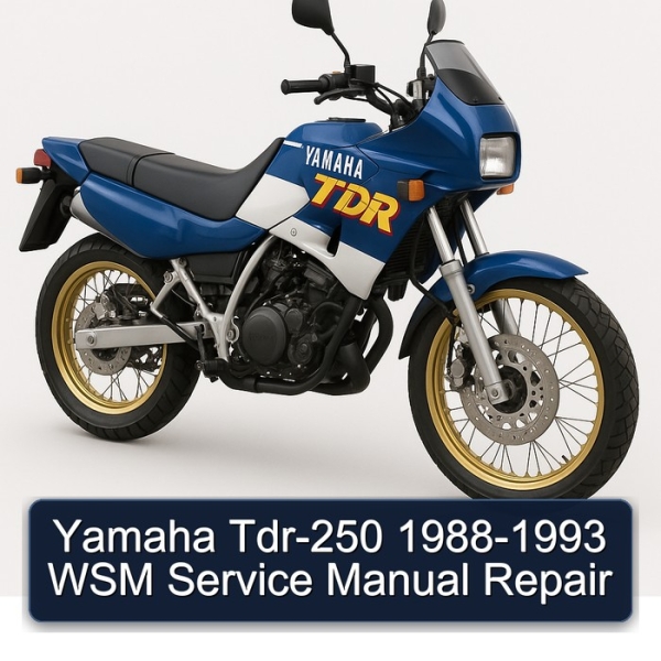 Yamaha Tdr-250 1988-1993 WSM Service Manual Repair