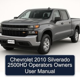 Chevrolet 2010 Silverado 2500HD Operators Owners User Manual
