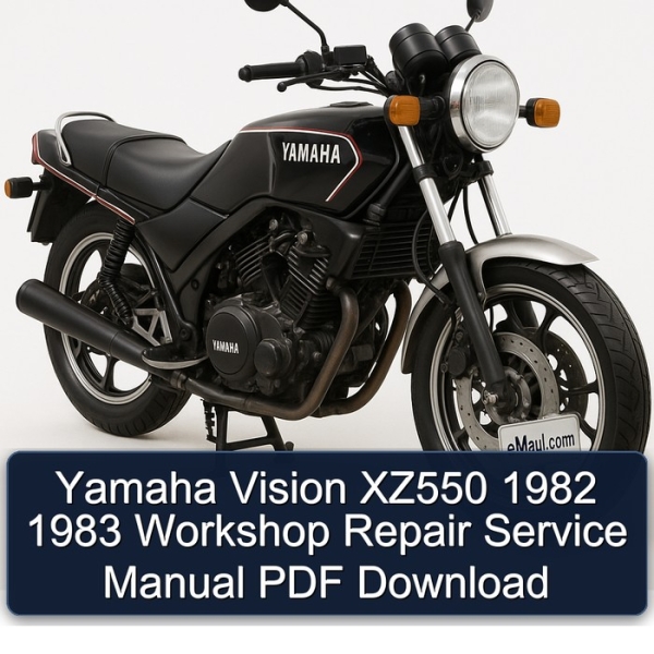Yamaha Vision XZ550 1982 1983 Workshop Repair Service Manual PDF Download