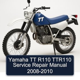 Yamaha TT R110 TTR110 Service Repair Manual 2008-2010