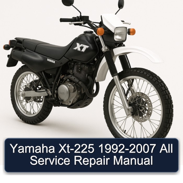 Yamaha Xt-225 1992-2007 All Service Repair Manual