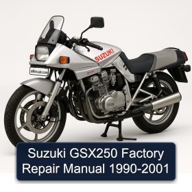 Suzuki GSX250 Factory Repair Manual 1990-2001