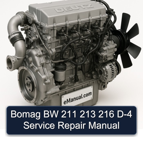 Bomag BW 211 213 216 D-4 Service Repair Manual