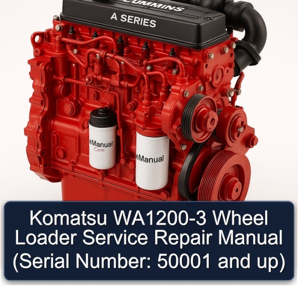 Komatsu WA1200-3 Wheel Loader Service Repair Manual (Serial Number: 50001 and up)