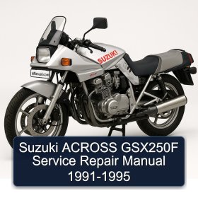 Suzuki ACROSS GSX250F Service Repair Manual 1991-1995