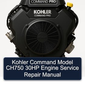 Kohler Command Model CH750 30HP Engine Service Repair Manual