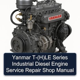Yanmar T-(H)LE Series Industrial Diesel Engine Service Repair Shop Manual