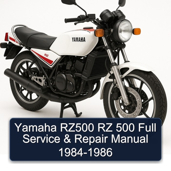 Yamaha RZ500 RZ 500 Full Service & Repair Manual 1984-1986