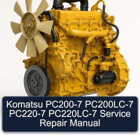 Komatsu PC200-7 PC200LC-7 PC220-7 PC220LC-7 Service Repair Manual