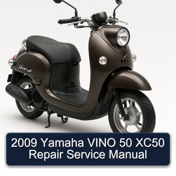 2009 Yamaha VINO 50 XC50 Repair Service Manual