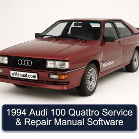 1994 Audi 100 Quattro Service & Repair Manual Software