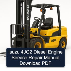 Isuzu 4JG2 Diesel Engine Service Repair Manual Download PDF