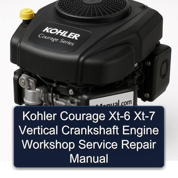 Kohler Courage Xt-6 Xt-7 Vertical Crankshaft Engine Workshop Service Repair Manual