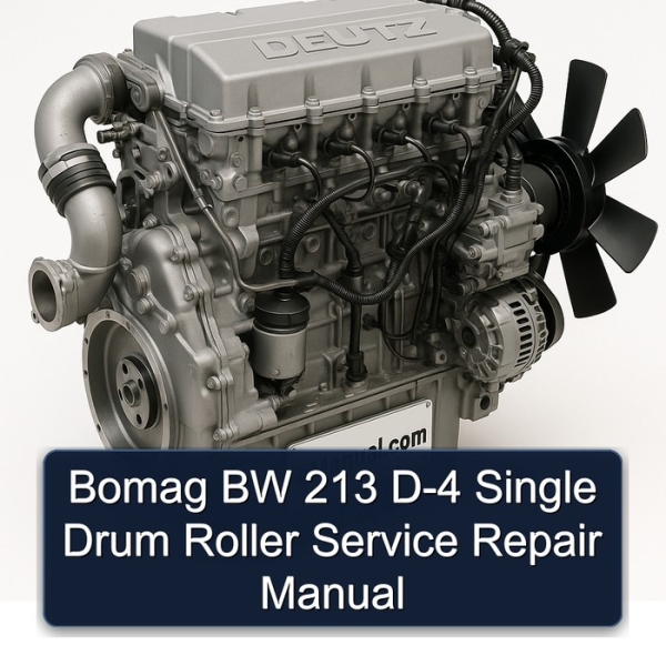 Bomag BW 213 D-4 Single Drum Roller Service Repair Manual