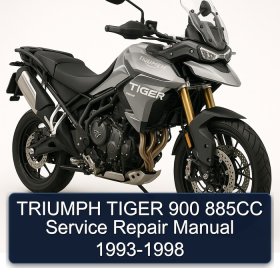 TRIUMPH TIGER 900 885CC Service Repair Manual 1993-1998