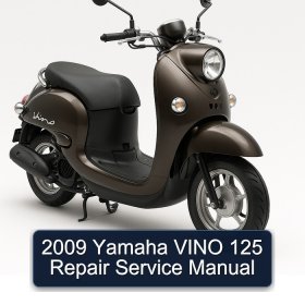 2009 Yamaha VINO 125 Repair Service Manual