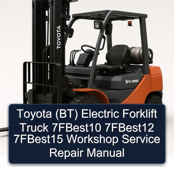 Toyota (BT) Electric Forklift Truck 7FBest10 7FBest12 7FBest15 Workshop Service Repair Manual