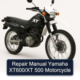 Repair Manual Yamaha XT600/XT 500 Motorcycle