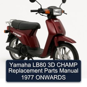Yamaha LB80 3D CHAMP Replacement Parts Manual 1977 ONWARDS