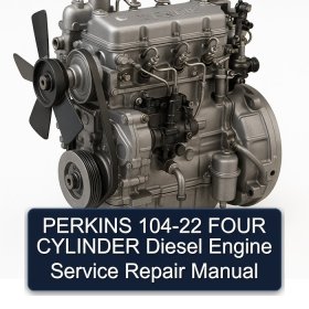 PERKINS 104-22 FOUR CYLINDER Diesel Engine Service Repair Manual