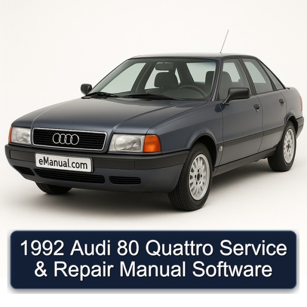 1992 Audi 80 Quattro Service & Repair Manual Software