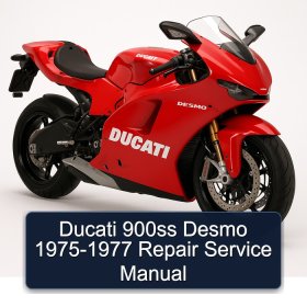 Ducati 900ss Desmo 1975-1977 Repair Service Manual
