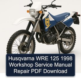 Husqvarna WRE 125 1998 Workshop Service Manual Repair PDF Download