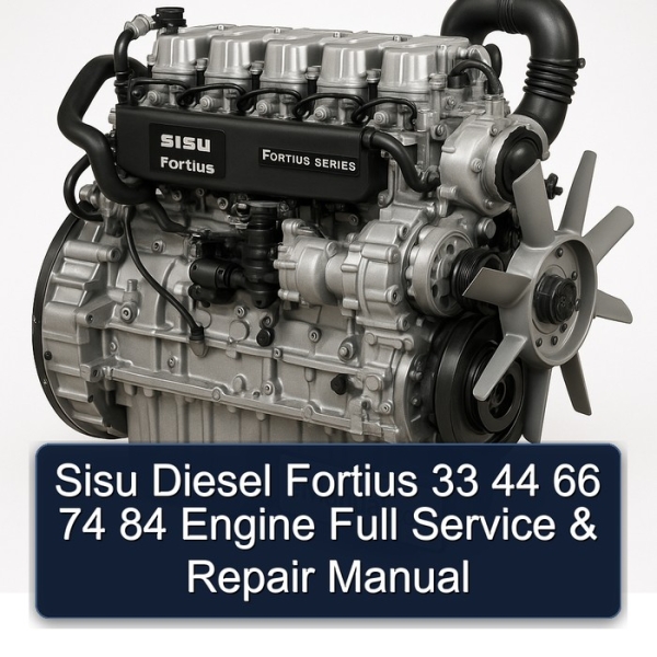 Sisu Diesel Fortius 33 44 66 74 84 Engine Full Service & Repair Manual