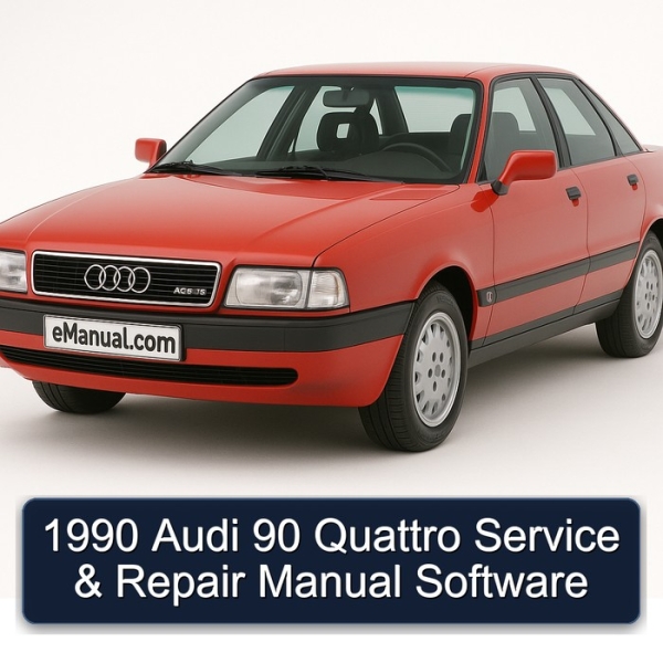 1990 Audi 90 Quattro Service & Repair Manual Software