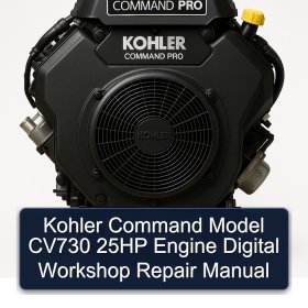 Kohler Command Model CV730 25HP Engine Digital Workshop Repair Manual