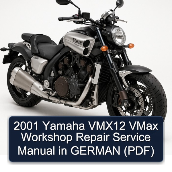 2001 Yamaha VMX12 VMax Workshop Repair Service Manual in GERMAN (PDF)