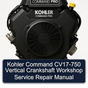 Kohler Command CV17-750 Vertical Crankshaft Workshop Service Repair Manual