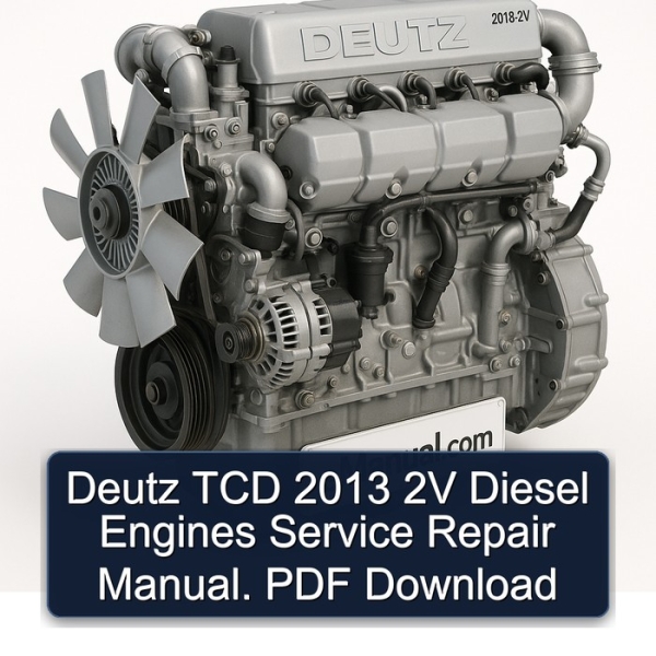 Deutz TCD 2013 2V Diesel Engines Service Repair Manual. PDF Download