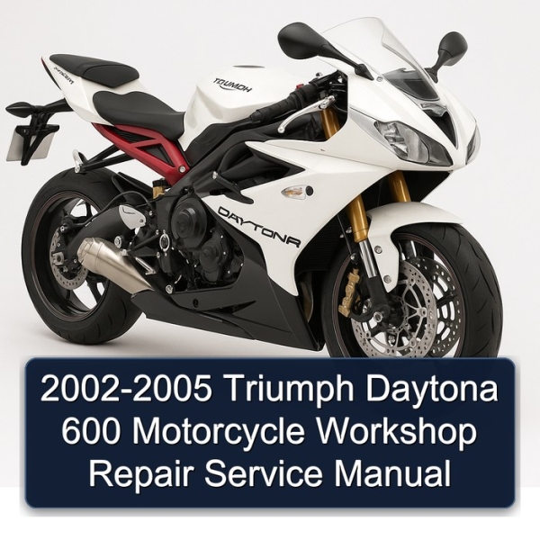 2002-2005 Triumph Daytona 600 Motorcycle Workshop Repair Service Manual